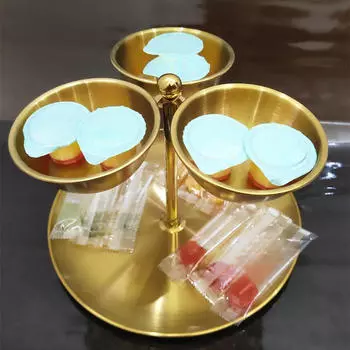 Разделенный поднос для закусок и фруктов, миска для закусок События Silver B