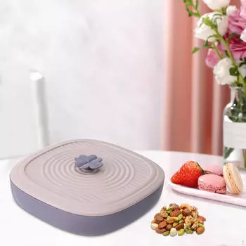 Разделенный сервировочный поднос, 5 отделений, блюдо для закусок, тарелка для закусок с сухофруктами и конфетами Yellow Green