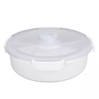 Разделенный сервировочный поднос, электрическая вакуумная герметичная прозрачная тарелка для закусок, контейнер для закусок с крышкой, насос для