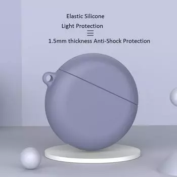 Разделенный силиконовый защитный чехол для Huawei Freebuds 3, силиконовый чехол для Bluetooth-гарнитуры для Huawei Freebuds 3 With Hook светло-розовый