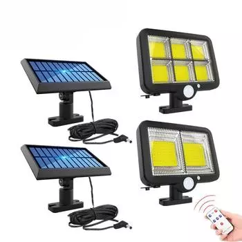 Разделенный солнечный настенный светильник для человеческого тела, интеллектуальный индукционный садовый светильник, уличный садовый водонепроницаемый светодиодный светильник, уличный фонарь