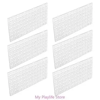 Разделитель для аквариума Фильтр для изоляции дна Поддон для аквариумов Разделитель для аквариумов Пластиковая сетка для аквариумов Ящик для яиц Рассеиватель света