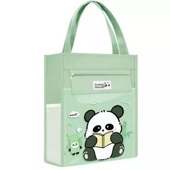 Разделитель для хранения Детская сумка для документов Мультяшные холщовые сумки-тоут Сумки Сумка для студента в школу Детская Style B