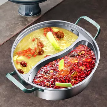 Разделитель для кастрюли из нержавеющей стали 316 для приготовления шабу 32cm