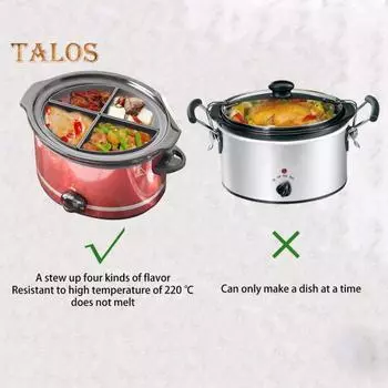 Разделитель для мультиварки, несколько решеток, безопасный для посудомоечной машины, пищевой, полезный, сменный вкладыш для мультиварки, кухонные аксессуары чёрный