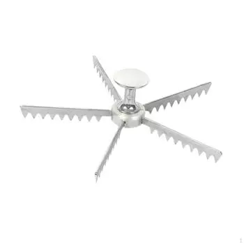 Разделитель для пирогов, простой в использовании, с ручками, резак для домашнего ресторана, 5 ломтиков 5 Slices