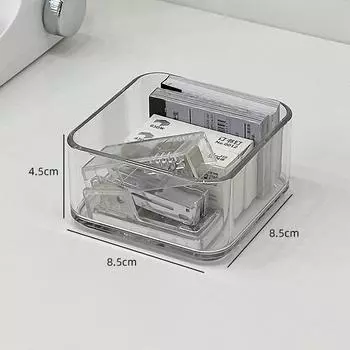 Разделитель для ящика, Встроенный ящик для хранения, Письменный стол, Канцелярские товары, Акрил, Прозрачная столешница, Косметика, Мелочи, Сортировочный ящик для хранения.