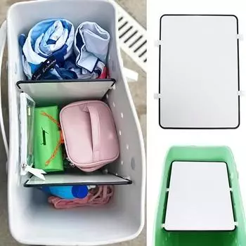 Разделитель для сумок Bogg, аксессуары для сумок Bogg, помощь в организации, пластиковый органайзер для пляжных сумок чёрный