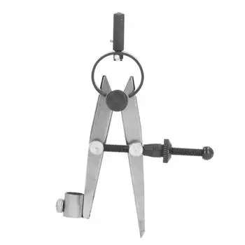 Разделитель крыльев, 125 мм, углеродистая сталь, кожа высокой твердости, деревообрабатывающий компас с держателем для карандашей