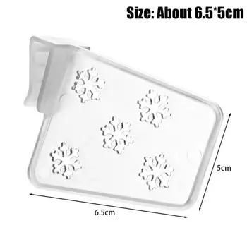 Разделительная доска для хранения в холодильнике Пластиковая полка Разделитель с зажимом Полка для хранения продуктов на боковой дверце холодильника Кухонный аксессуар 1pc