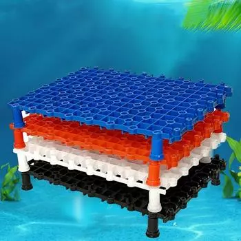 Разделительная пластина, нижняя фильтрующая пластина для аквариума, регулируемый стол для сушки черепах, смешанное разведение белый