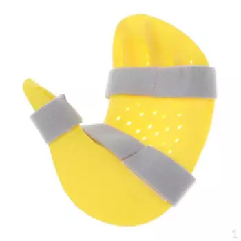 Разделитель пальцев Шина Накладка на гриф Ортез для тренировки запястья руки Левая поддержка