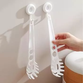 Разделитель яиц Yousheng, простой в очистке, многофункциональный, легкий, с длинной ручкой, зубчатый разделитель для дома белый