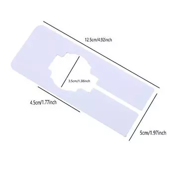 Разделители для детского шкафа, разделитель для вешалки для одежды, практичный разделитель для одежды, легкий пластик для гардероба One Size белый