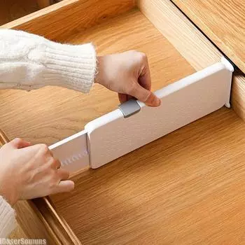 Разделители для хранения ящиков Телескопическая перегородка для свободного комбинирования Книжная полка Шкаф для одежды Отделка кухонной перегородки Телескопическая перегородка