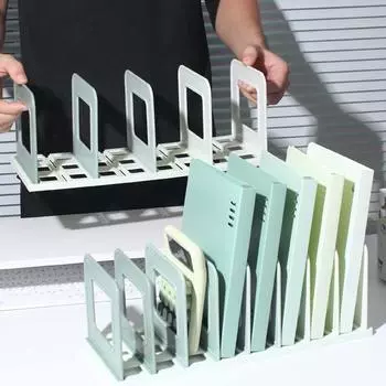 Разделители Настольная подставка для книг Нескользящая вертикальная подставка для книг Простая стойка для книг Спальня