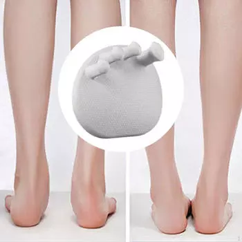 Разделители пальцев ног Многофункциональные Мягкие Домашний спортзал Подошвенный фасциит для Плоскостопия белый