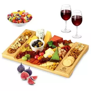 Разделочная доска, бамбуковая доска для мясных деликатесов, дизайнерская доска для сыра, поднос для сервировки еды для домашней кухни