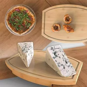 Разделочная доска для кухни Утолщенная разделочная доска с дренажным желобком Поднос для суши и хлеба с фруктами Кухонная разделочная доска для приготовления пищи Инструменты