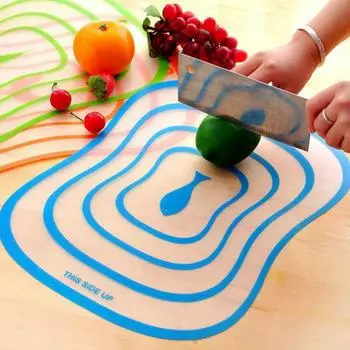 Разделочная доска для мяса, овощей и фруктов, матовая, прозрачная, гибкая, антибактериальная, J19 ADM S 20x15 CM