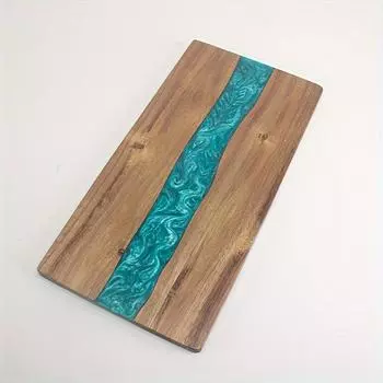 Разделочная доска из цельного дерева и смолы, кухонные принадлежности для дома, разделочная доска для стейка «Совиньон», креативная квадратная разделочная доска для сыра и хлеба