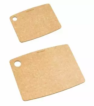 Разделочная доска из дерева Epicurean, подарочная, натуральная, 2 шт., можно мыть в посудомоечной машине, S/M, шт. коричневый