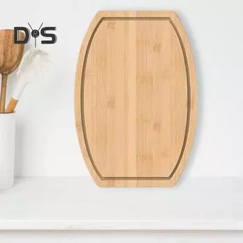Разделочная доска из дерева с отделением для сока, угловой органайзер для столешницы, круглые и квадратные кухонные разделочные доски для легкой уборки Round