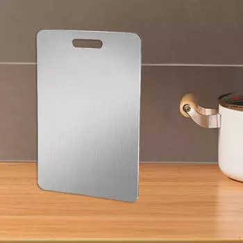 Разделочная доска из нержавеющей стали с эргономичной ручкой Small