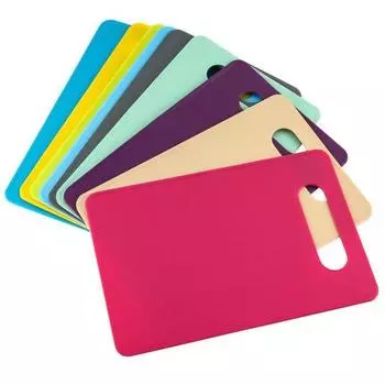 Разделочная доска из полипропилена, квадратная, креативная, разделочная доска для овощей и фруктов, легко моется, нескользящая, кухонные принадлежности