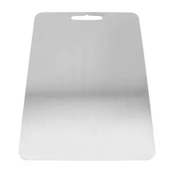 Разделочная доска из титанового металла, утолщенная разделочная доска для овощей, фруктов, хлеба, теста, кухни, готовки 29x20cm / 11.4x7.9in