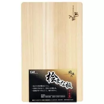 Разделочная доска KAI Seki Magoroku Hinoki 390 x 240 мм Сделано в Японии AP5221