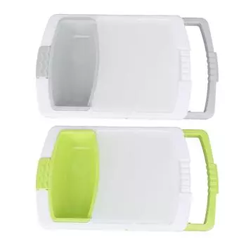 Разделочная доска над раковиной, многофункциональная пластиковая разделочная доска, корзина для сушки с контейнером для Style 1