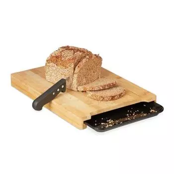 Разделочная доска с лотком для остатков BambooCut Home