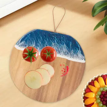 Разделочная доска с мрамором, кухонные принадлежности, сырная доска, сервировка S