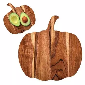 Разделочная доска в виде тыквы на Хэллоуин, широкая деревянная разделочная доска для мяса, овощей, фруктов