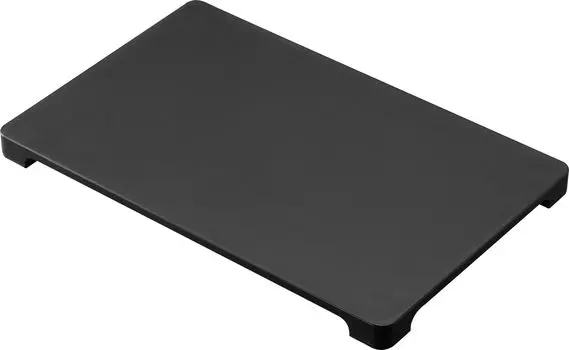 Разделочная доска Yamazaki Jitsugyo 7013 с антибактериальным покрытием и магнитным покрытием, пригодная для мытья в посудомоечной машине, черного цвета, высота 2 см. Разделочная доска в форме башни легко поднимается и оснащена подушечкой. Высота прибл. чё