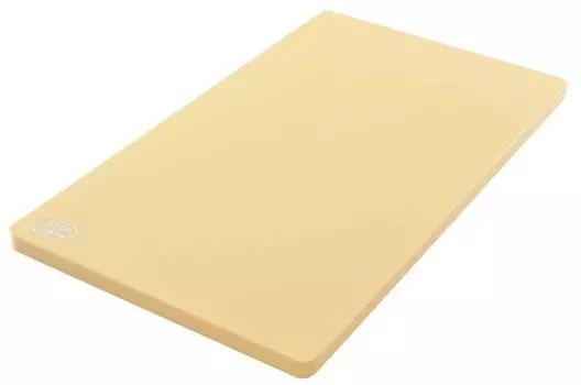 Разделочная доска Yoshikawa Made in Japan для приготовления пищи бежевого цвета 44 x 25 см с антибактериальным эластомерным мягким лезвием 4286003 SJ1627 бежевый