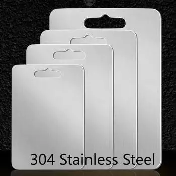 Разделочные доски для кухни Разделочная доска из нержавеющей стали Панельный стол для резки Разделочная доска для замешивания теста Кухонные принадлежности