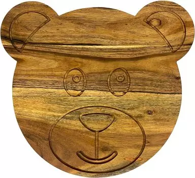 Разделочные доски из акации для кухни, деревянная разделочная доска для подачи колбасных изделий, доска с шахматным узором, идеально подходит для нарезки мяса, фруктов, сыра 12,5 x12,5 Large коричневый