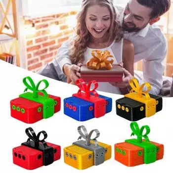 Раздражающая подарочная коробка с винтами, розыгрыш на День святого Валентина, подарочная коробка с головоломкой, напечатанная на 3D-принтере, веселый контейнер для денег и карт A