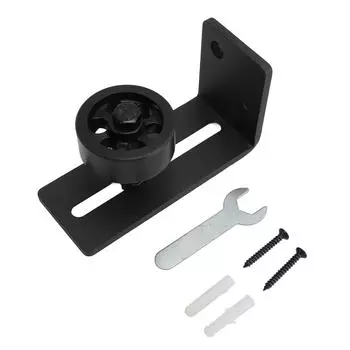 Раздвижная дверь амбара Нижняя направляющая пола Регулируемая роликовая система настенного крепления Бесшумная углеродистая сталь