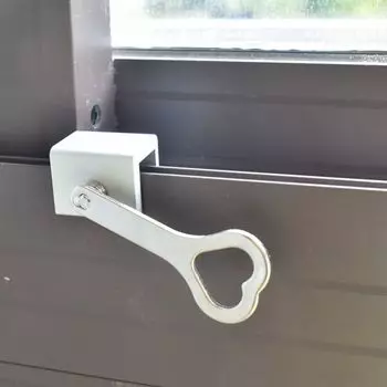 Раздвижная дверь Детская безопасность Ограничитель Оконные замки Ограничитель Окна Замки Дверной замок Замок безопасности серебряный