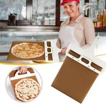 Раздвижная лопатка для пиццы, антипригарная лопатка для пиццы, деревянная лопатка для пиццы, лопатка-лопатка для домашней кухни S