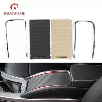 Раздвижные жалюзи для автомобиля Buick Lacrosse, держатель для чашек, крышка для штор, подлокотник, ящик для хранения, полоса покрытия, накладное кольцо Model B Silver