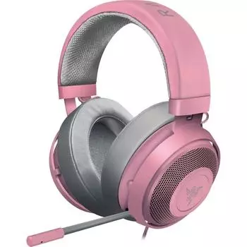 Razer Kraken Quartz Pink игровая гарнитура 3,5 мм охлаждающая подставка PS4 PS5 ПК коммутатор смартфон [гарантия авторизованного японского дистрибьютора] RZ04-02830300-R3M1