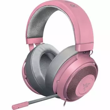 Razer Kraken Quartz Pink игровая гарнитура охлаждающая подставка PS4 PS5 ПК переключатель смартфон авторизованный дистрибьютор гарантировано 3.5 мм [японский продукт]