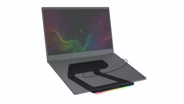 Razer Laptop Stand Chroma Laptop Stand Hub 3 Ports Chroma Compatible Authorized Distributor Guaranteed USB3.0 [Japan Product] RC21-01110200-R3M1