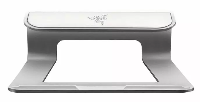 Razer Laptop Stand Mercury White Laptop Made of Ergonomic with Compatible with Laptop PCs up to 15 inches by Japan Authorized - Stand, Aluminum,