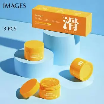 Разглаживающая эссенционная маска с маточным желе очищает жирные загрязнения, осветляет и смягчает кожу Маска-крем 3pcs/box