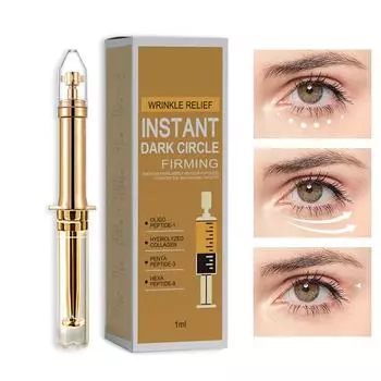 Разглаживающий линии вокруг глаз, мгновенный лифтинг, жидкий крем для глаз, против отечности, морщин, длительное увлажнение, сыворотка для удаления мешков под глазами 1ml